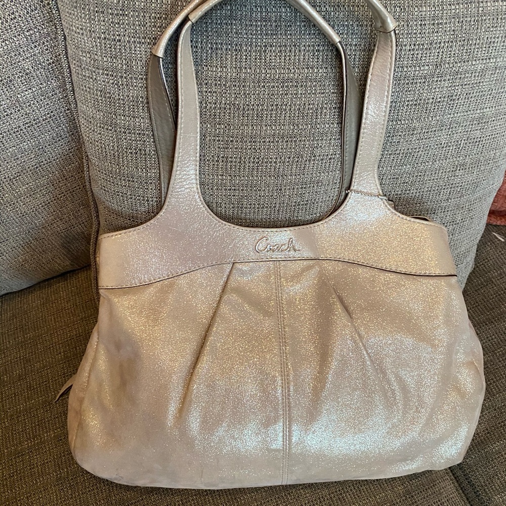 Coach Leather Shoulder Bag
